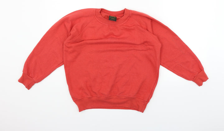 school wear Girls Red Pullover Jumper Size 13-14 Years