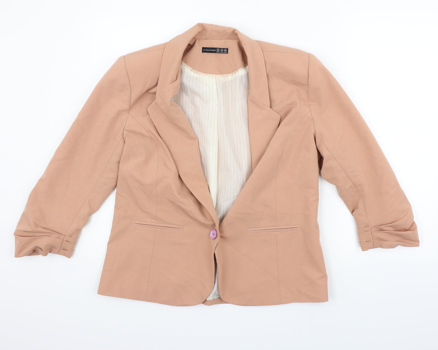 Atmosphere Womens Beige   Jacket Blazer Size 16