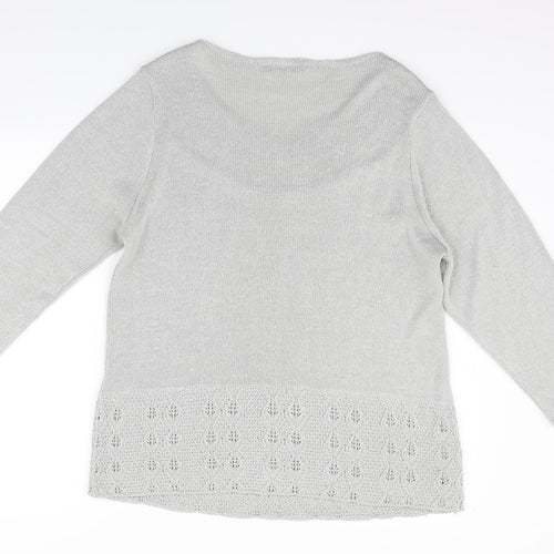 Elite Collection Womens Grey   Pullover Jumper Size XL  - washable marks