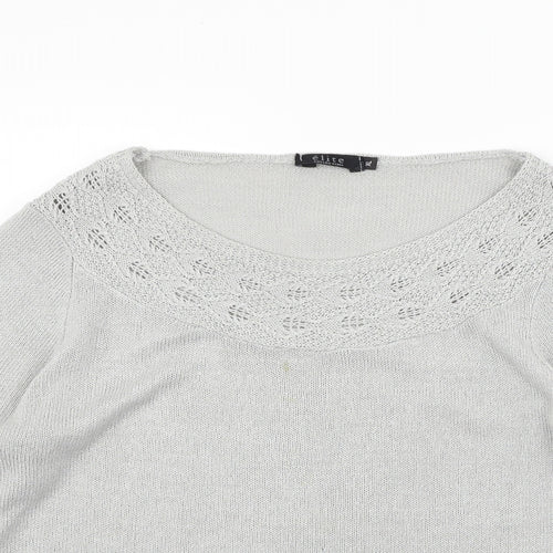 Elite Collection Womens Grey   Pullover Jumper Size XL  - washable marks