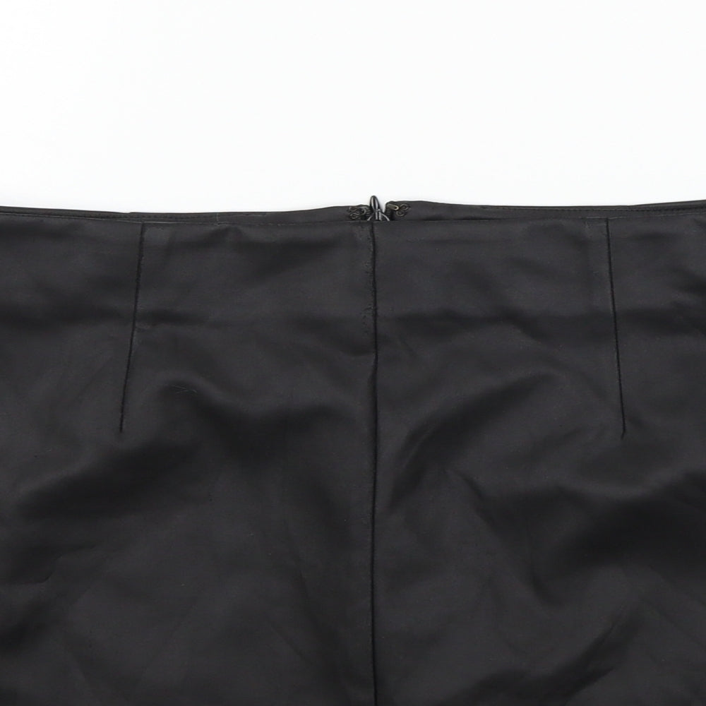 AQ/AQ Womens Black   Flare Skirt Size 12