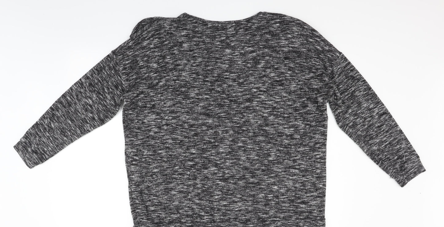 Papaya Womens Grey   Pullover Jumper Size L