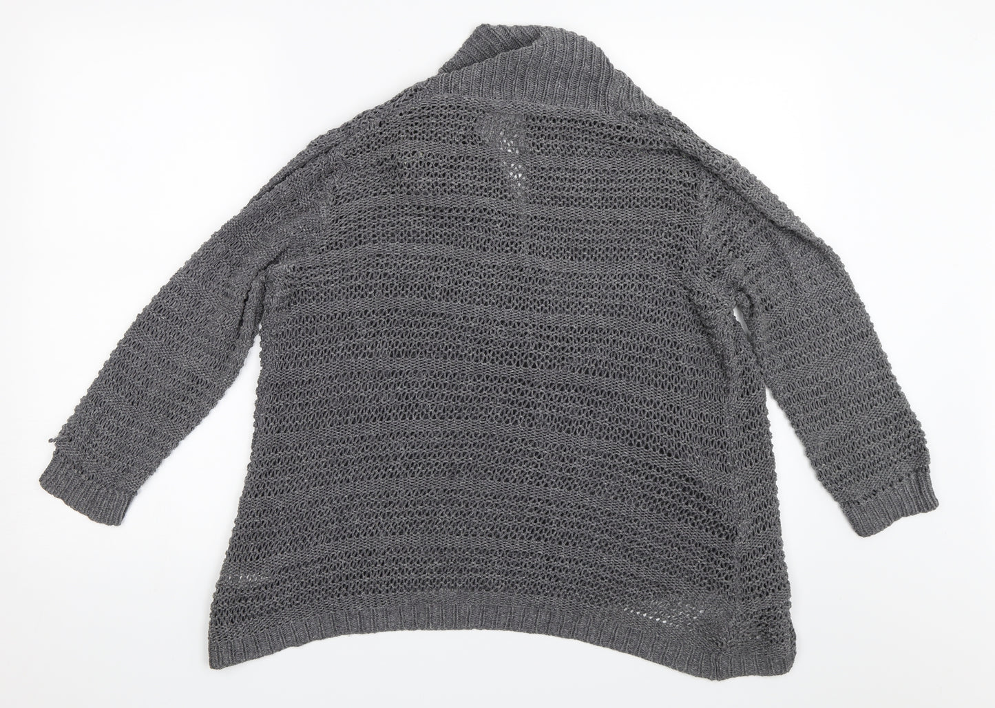 BHS Womens Grey   Cardigan Jumper Size 14