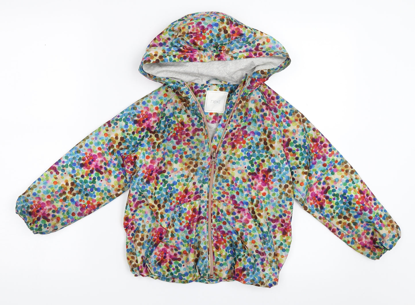 NEXT Girls Multicoloured   Rain Coat Coat Size 4-5 Years