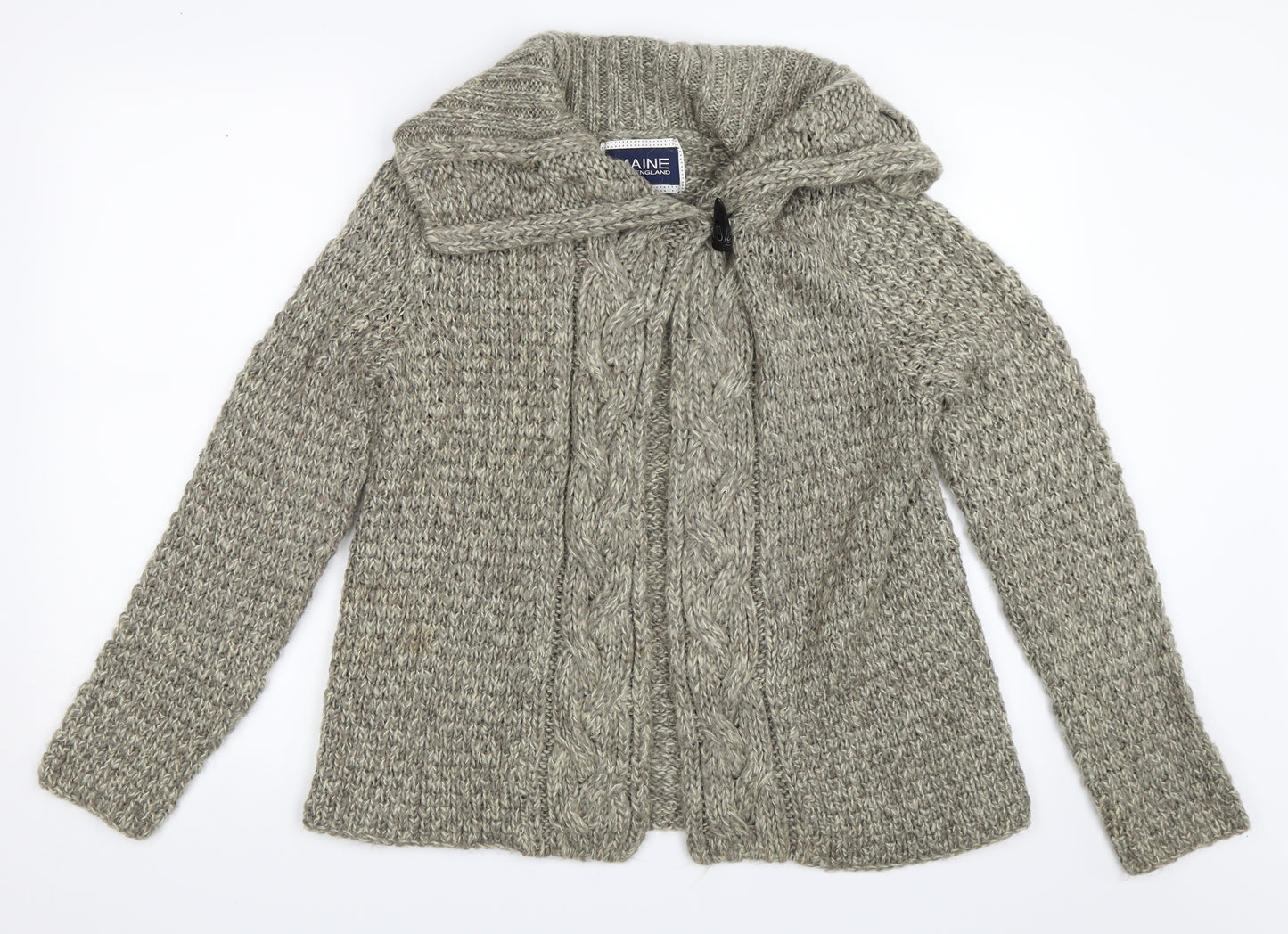 Maine New England Womens Beige   Cape Jumper Size 10