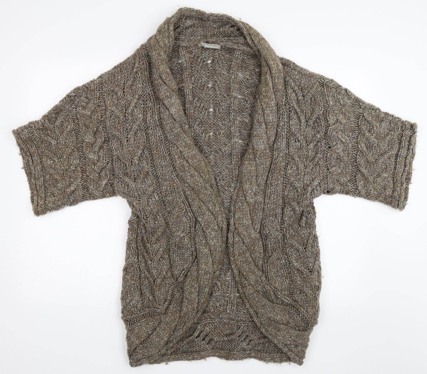 Marks and Spencer Womens Brown   Cardigan Jumper Size 10