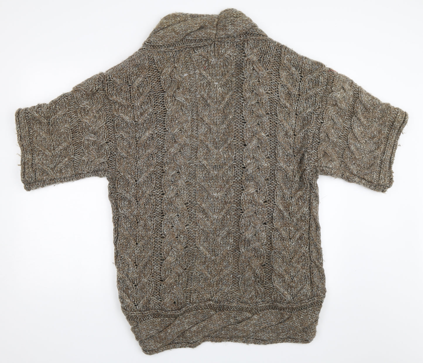 Marks and Spencer Womens Brown   Cardigan Jumper Size 10