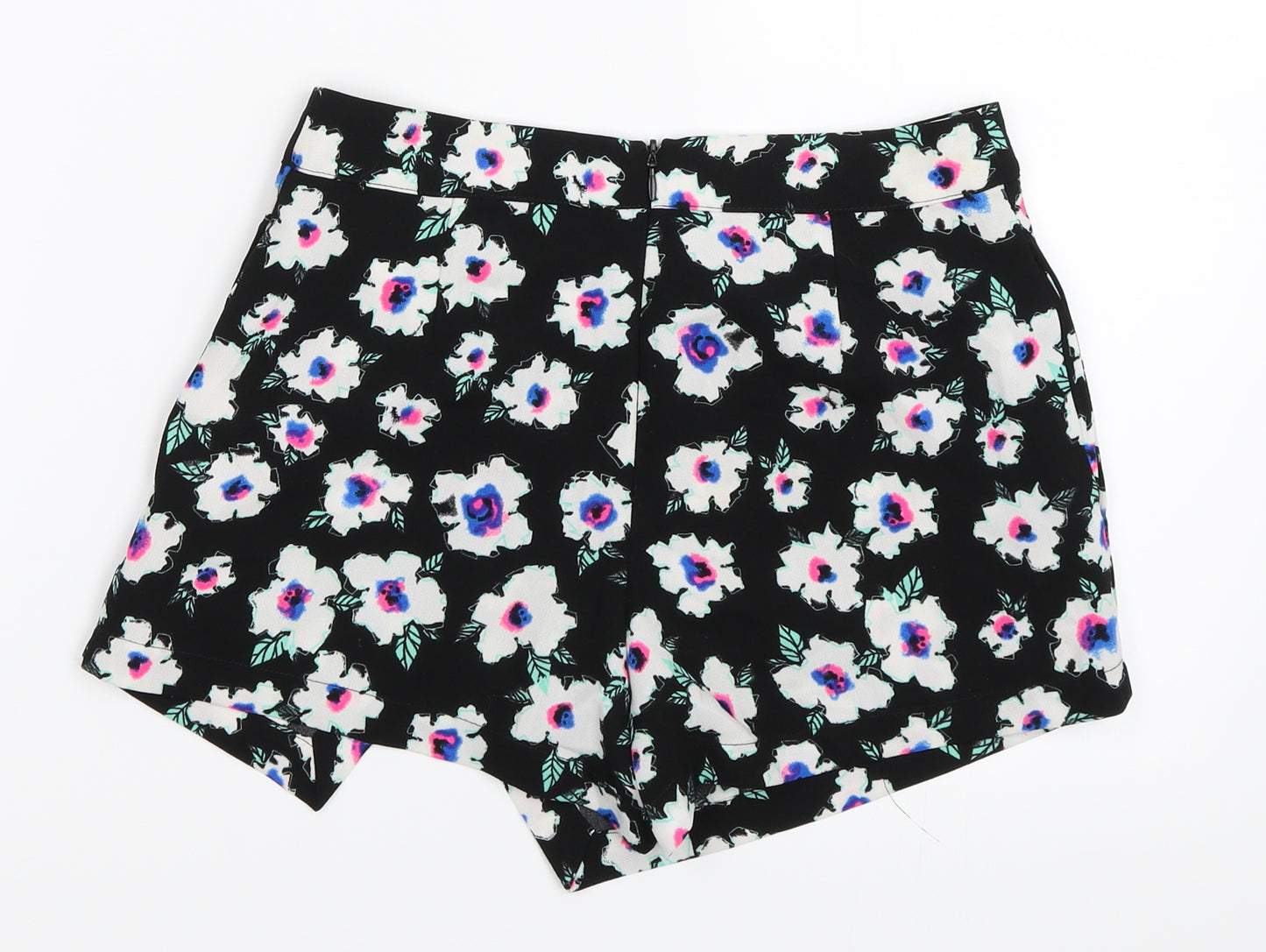 New Look Girls Black Floral  Mini Skort Size 11 Years