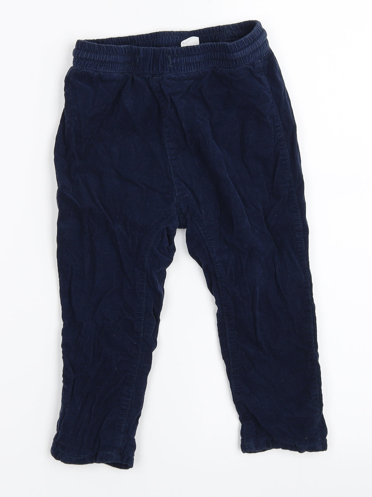 H&M Boys Blue  Corduroy Capri Trousers Size 18-24 Months