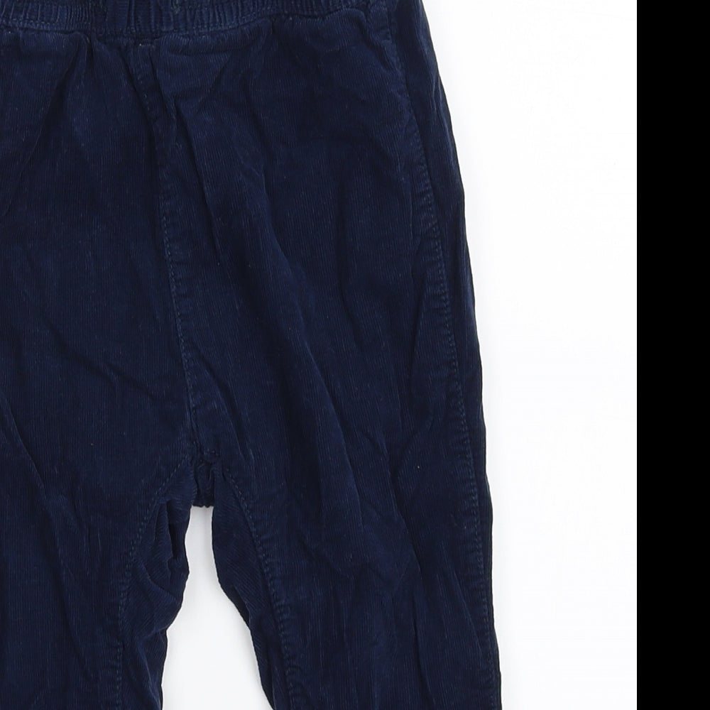 H&M Boys Blue  Corduroy Capri Trousers Size 18-24 Months