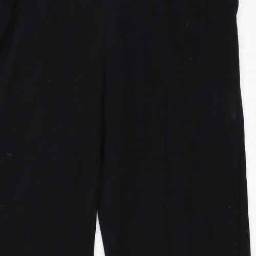 Papaya Womens Black   Sweatpants Trousers Size S L28 in