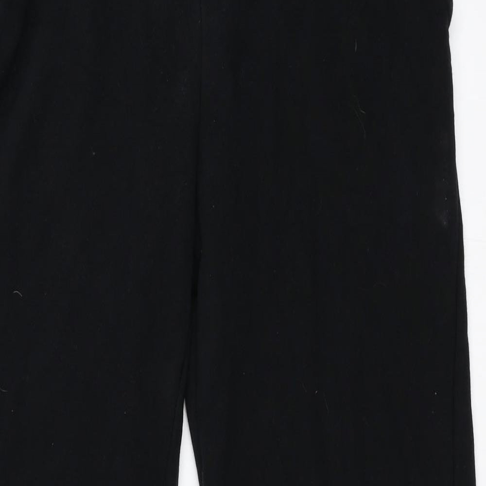 Papaya Womens Black   Sweatpants Trousers Size S L28 in