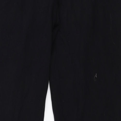 Papaya Womens Black   Sweatpants Trousers Size S L28 in
