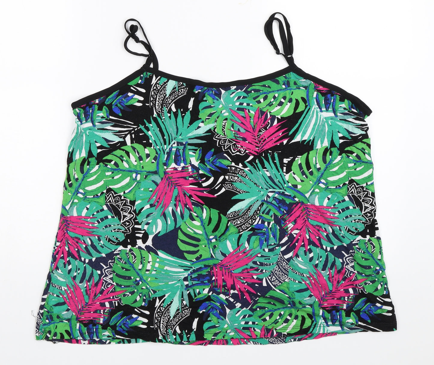 George Womens Black   Camisole T-Shirt Size 18