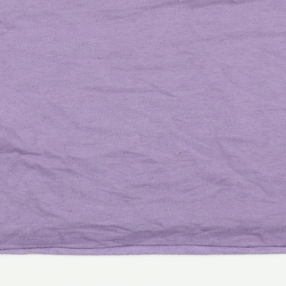 H&M Womens Purple   Pullover Sweatshirt Size 36