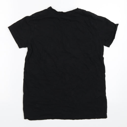 Primark Boys Black   Basic T-Shirt Size 11-12 Years