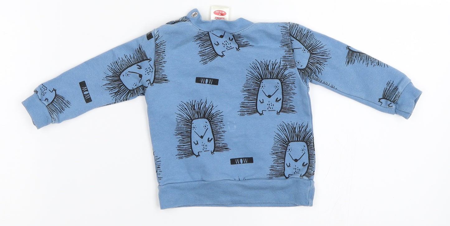 Makoma Boys Blue   Pullover Jumper Size 6-9 Months