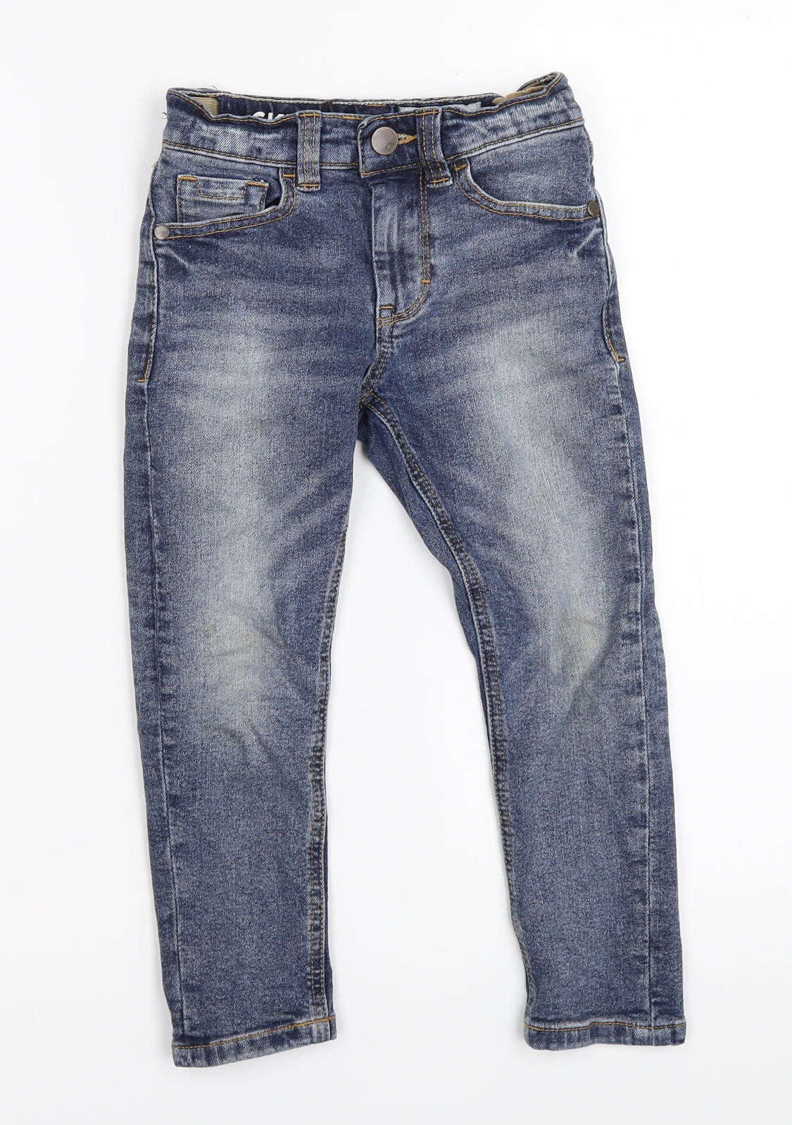 NEXT Boys Blue  Denim Skinny Jeans Size 4 Years