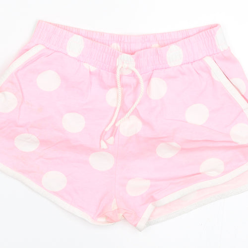 TU Girls Pink Polka Dot  Hot Pants Shorts Size 6 Years