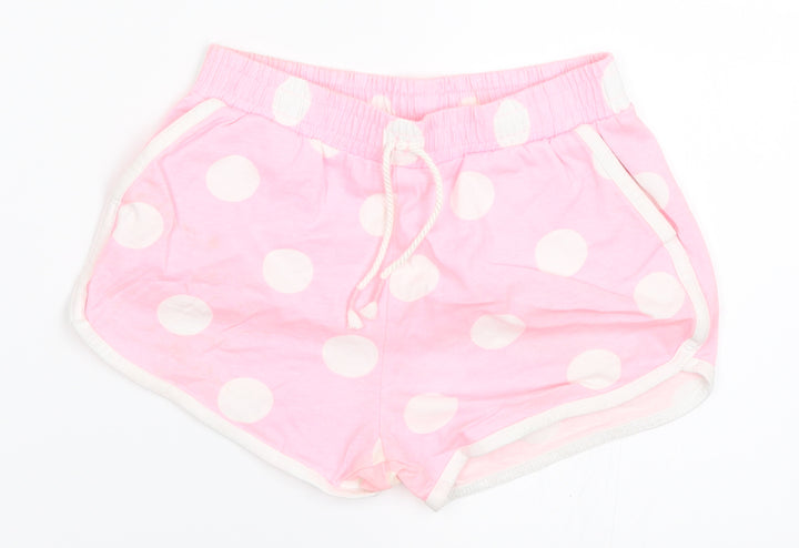 TU Girls Pink Polka Dot  Hot Pants Shorts Size 6 Years