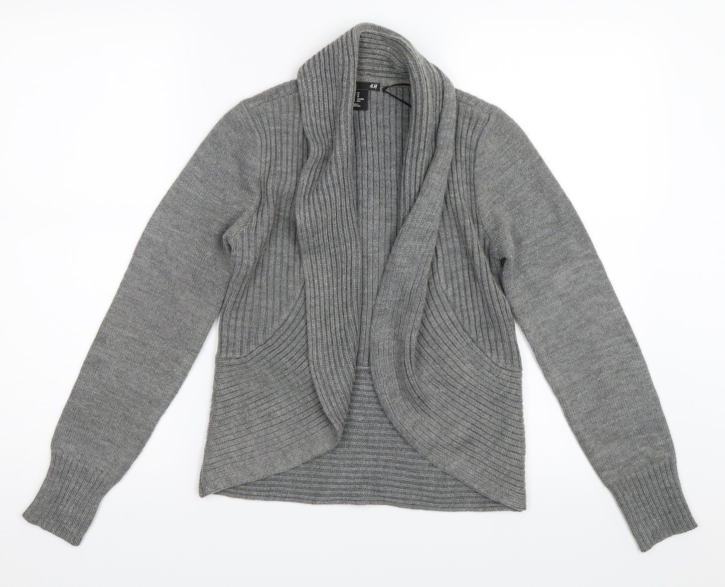 H&M Womens Grey   Cardigan Jumper Size XS