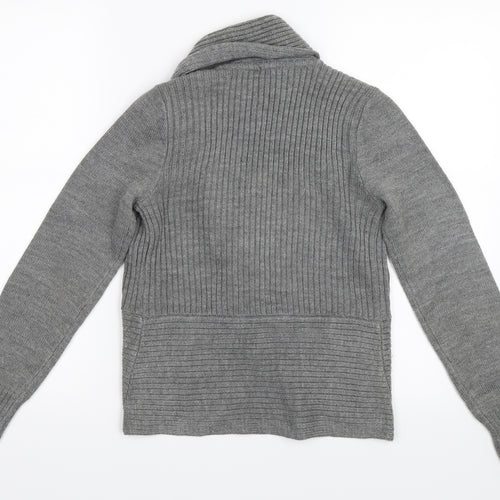 H&M Womens Grey   Cardigan Jumper Size XS