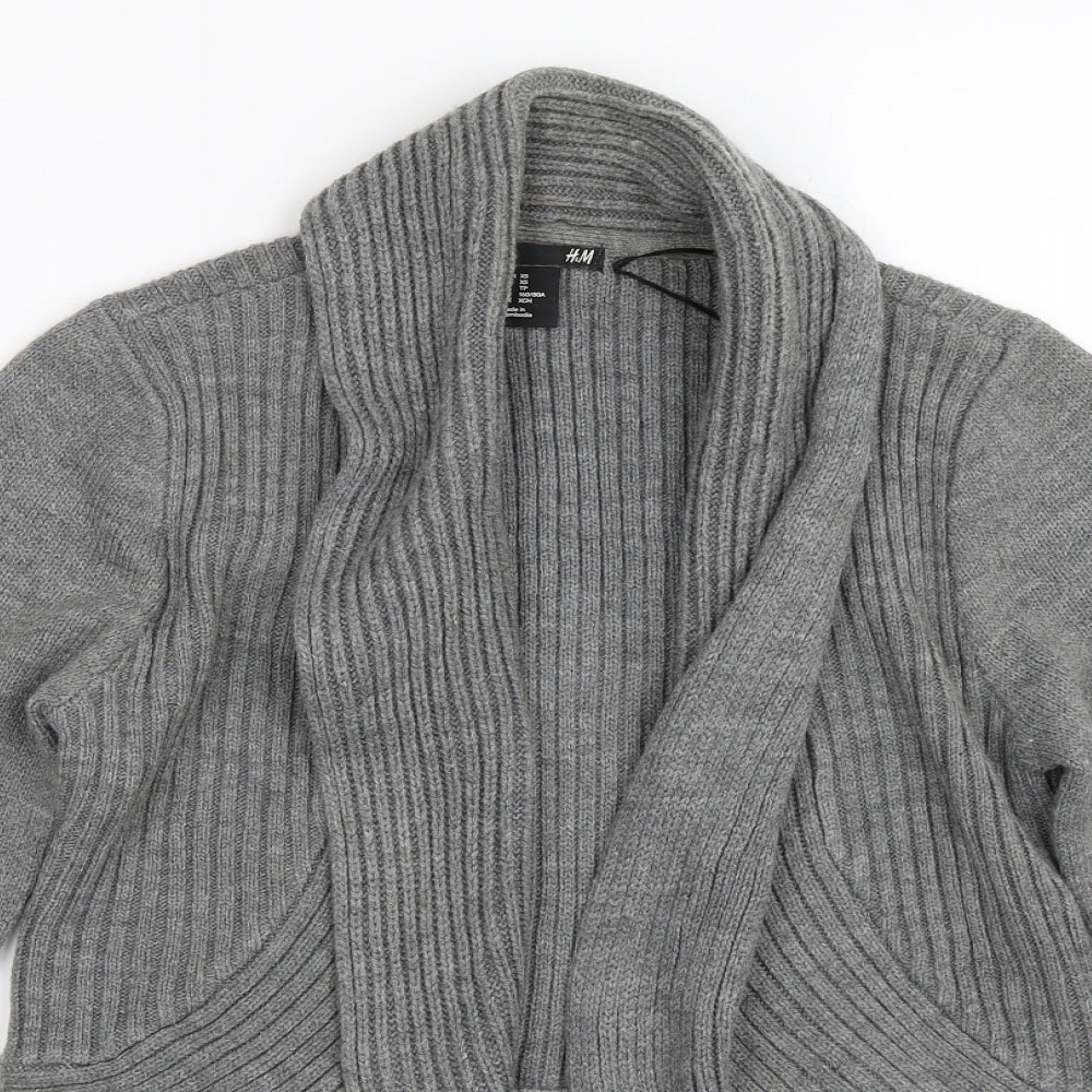 H&M Womens Grey   Cardigan Jumper Size XS