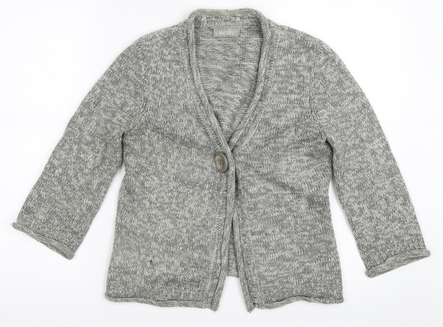 Wallis Womens Grey   Cardigan Jumper Size S