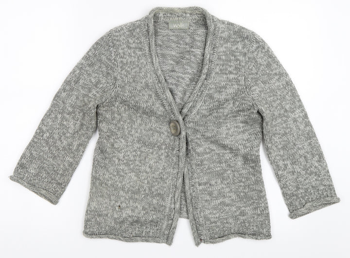 Wallis Womens Grey   Cardigan Jumper Size S