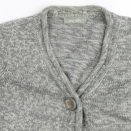 Wallis Womens Grey   Cardigan Jumper Size S