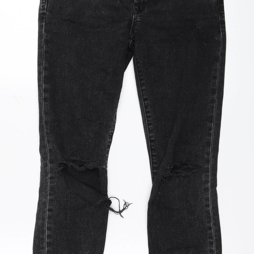 Gap Womens Black  Denim Skinny Jeans Size 26 in L26 in