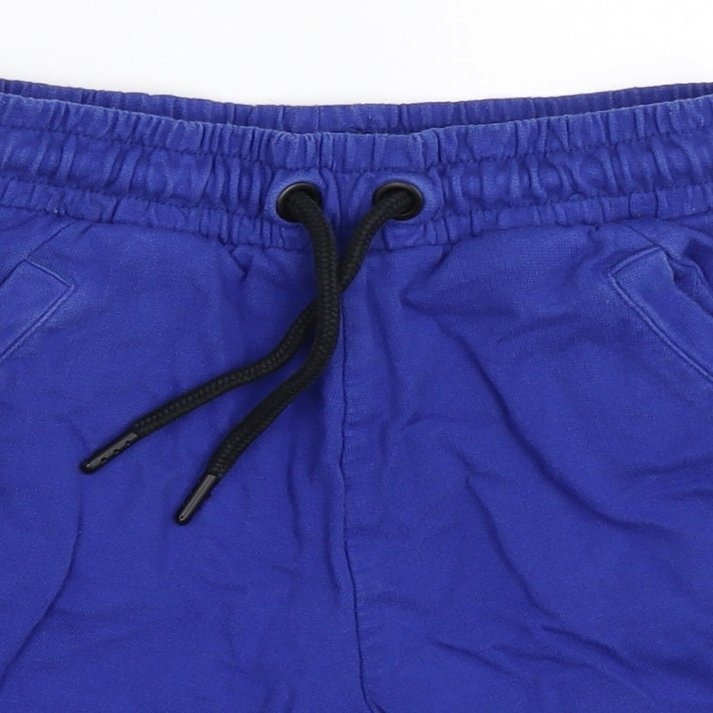 George Boys Blue   Sweat Shorts Size 6-7 Years