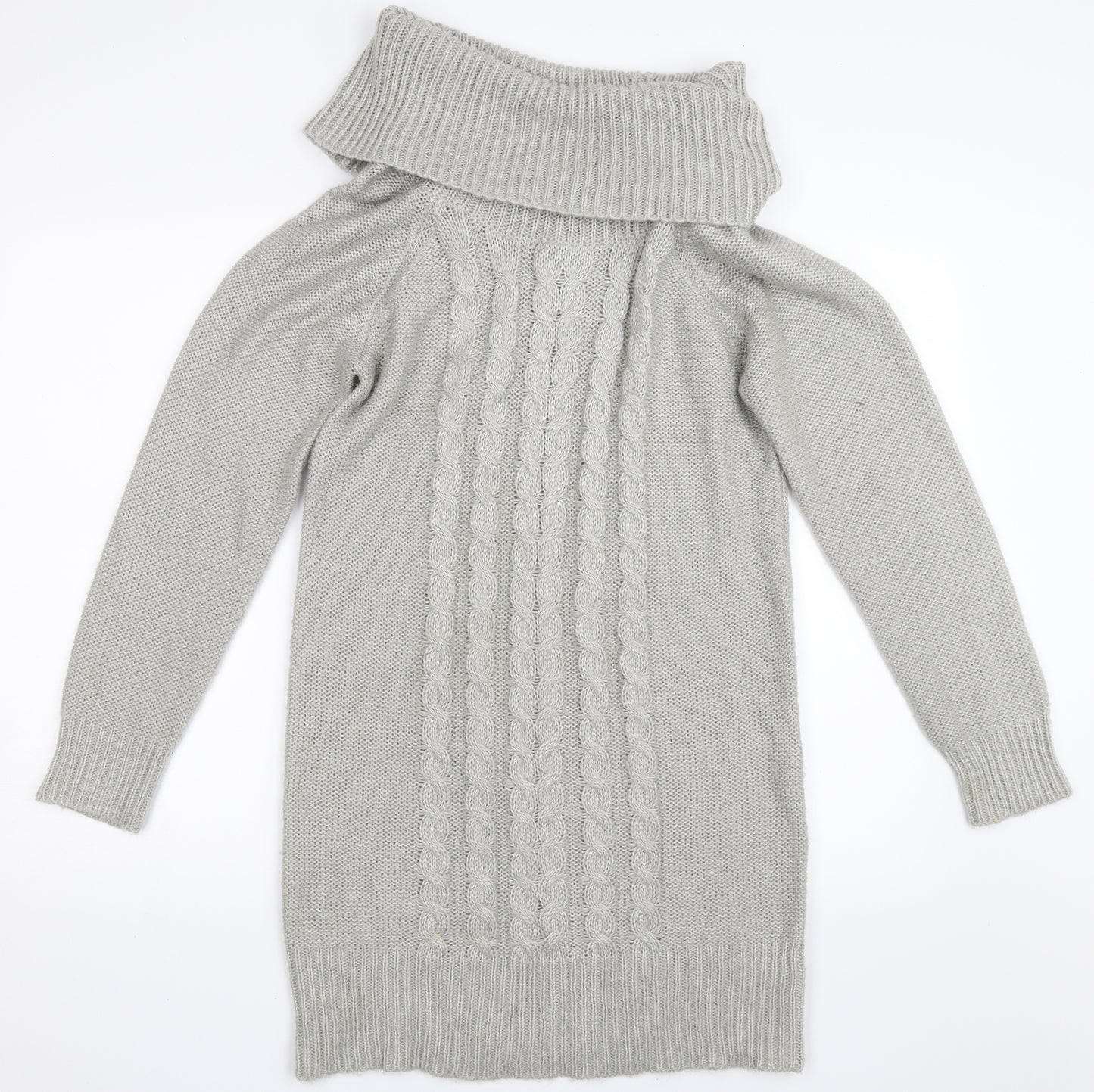 F&F Womens Grey   Jumper Dress  Size 14