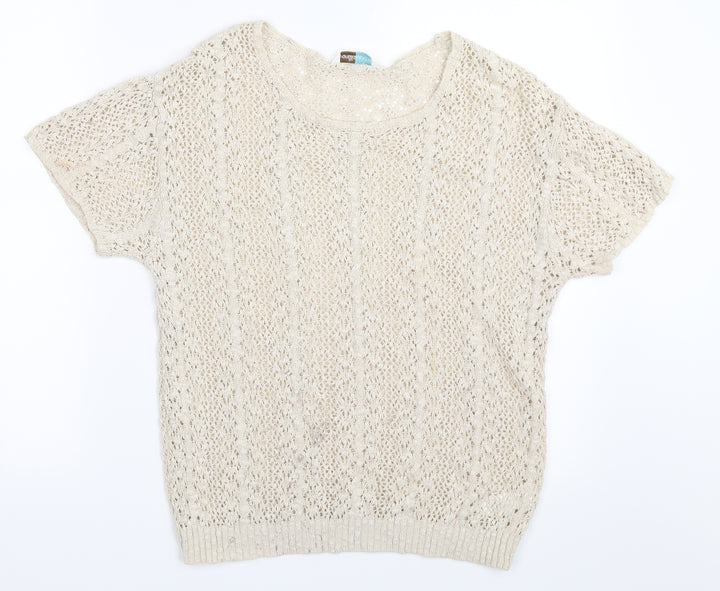 BHS Womens Beige   Pullover Jumper Size 12