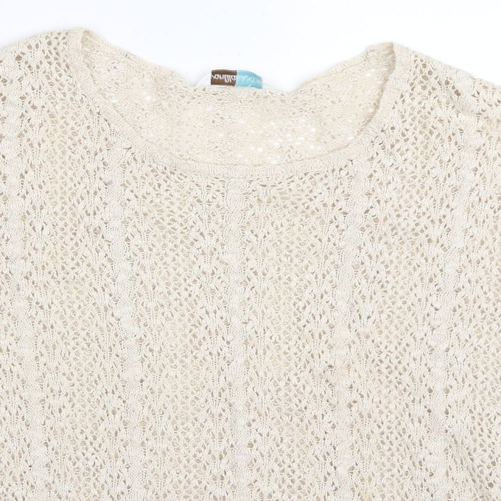 BHS Womens Beige   Pullover Jumper Size 12