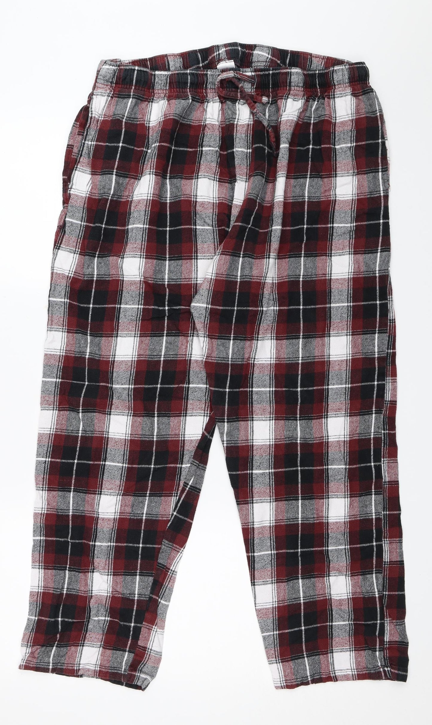 Avenue Mens Red Check   Pyjama Pants Size XL