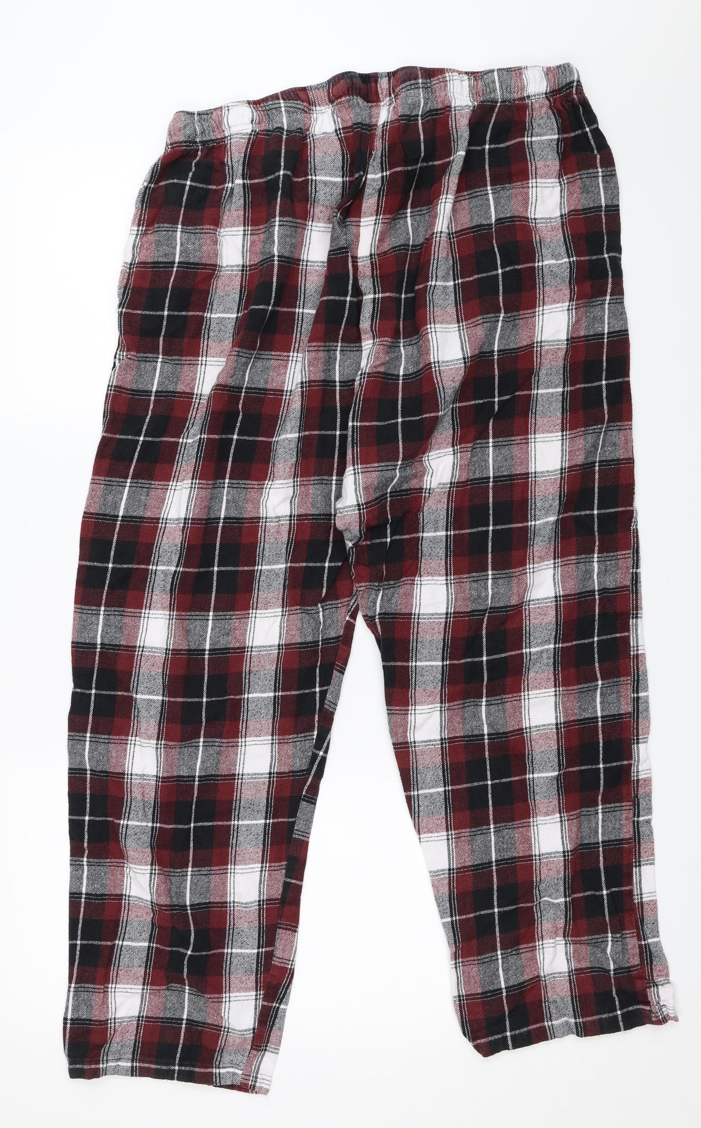 Avenue Mens Red Check   Pyjama Pants Size XL