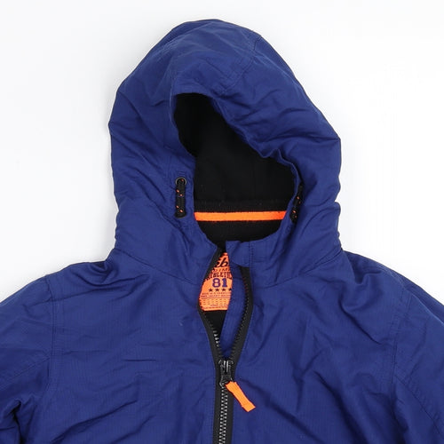 Primark Boys Blue   Basic Coat Coat Size 4XL