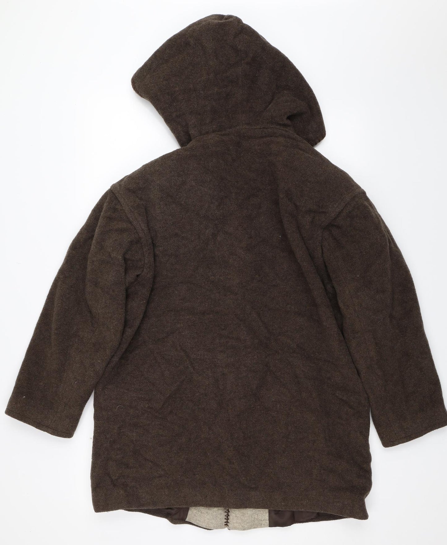 Preworn Womens Brown   Overcoat Coat Size 12