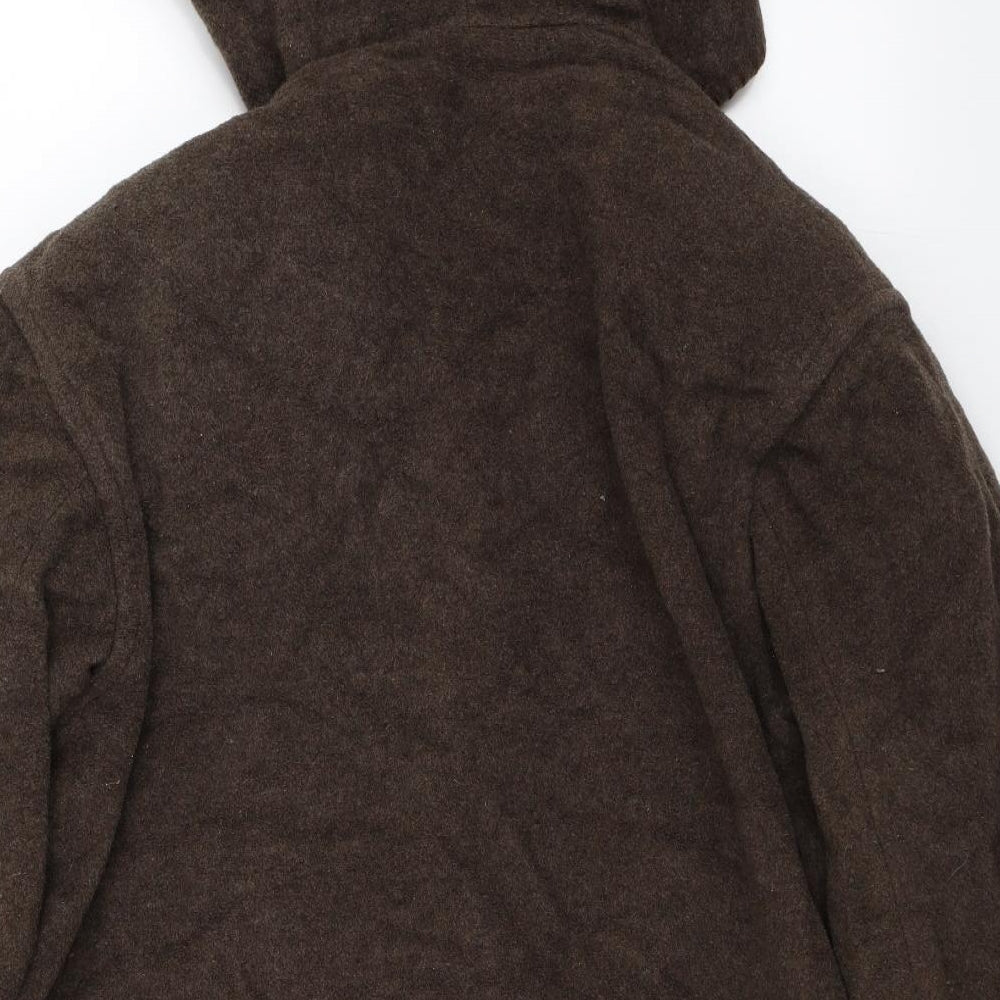 Preworn Womens Brown   Overcoat Coat Size 12