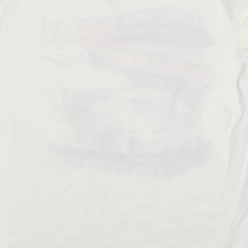 ROMWE Mens White    T-Shirt Size S