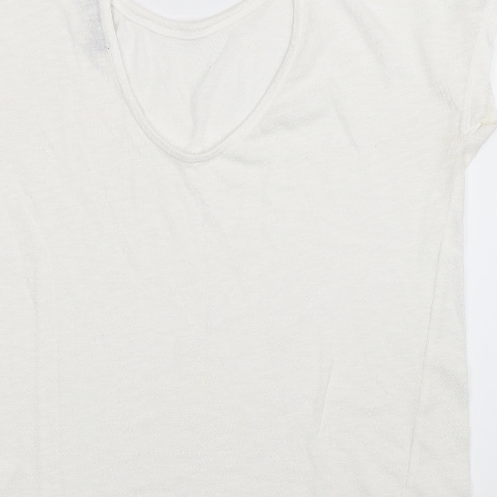 F&F Womens White   Basic T-Shirt Size 8