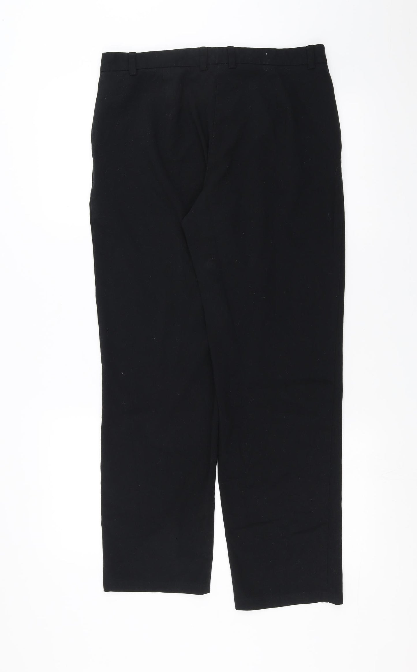 Marks and Spencer Womens Black   Trousers  Size 12 L28 in - short Leg
