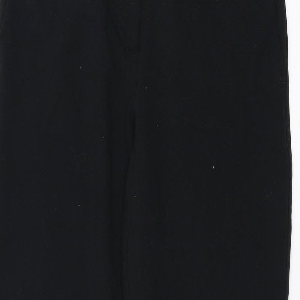 Marks and Spencer Womens Black   Trousers  Size 12 L28 in - short Leg