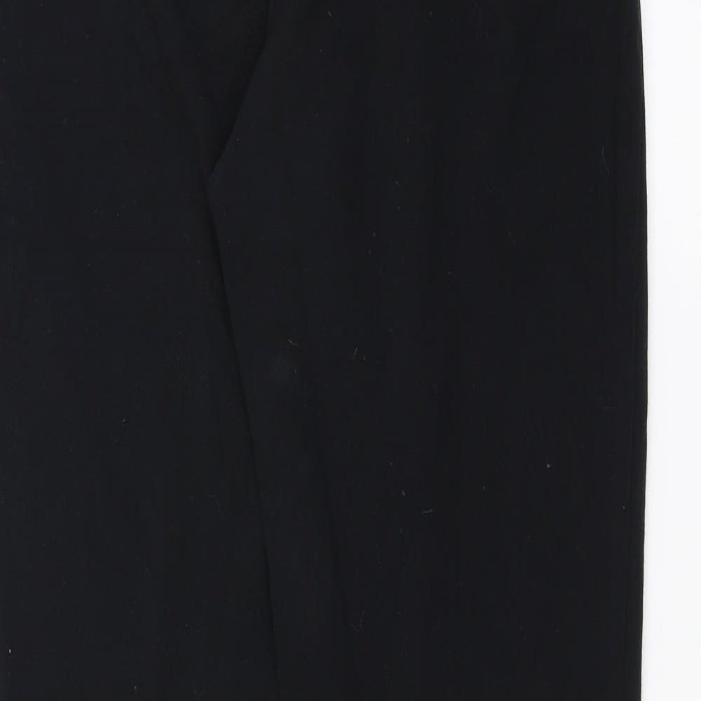 Marks and Spencer Womens Black   Trousers  Size 12 L28 in - short Leg