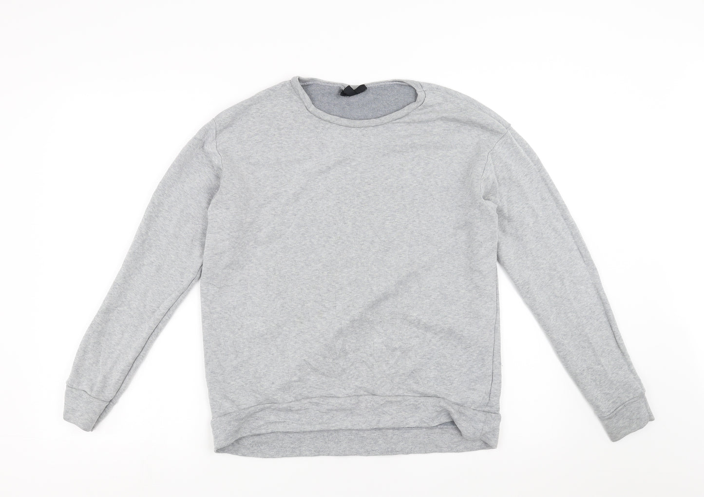 Topshop Womens Grey   Pullover Sweatshirt Size 8