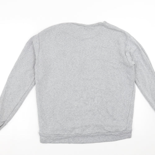 Topshop Womens Grey   Pullover Sweatshirt Size 8