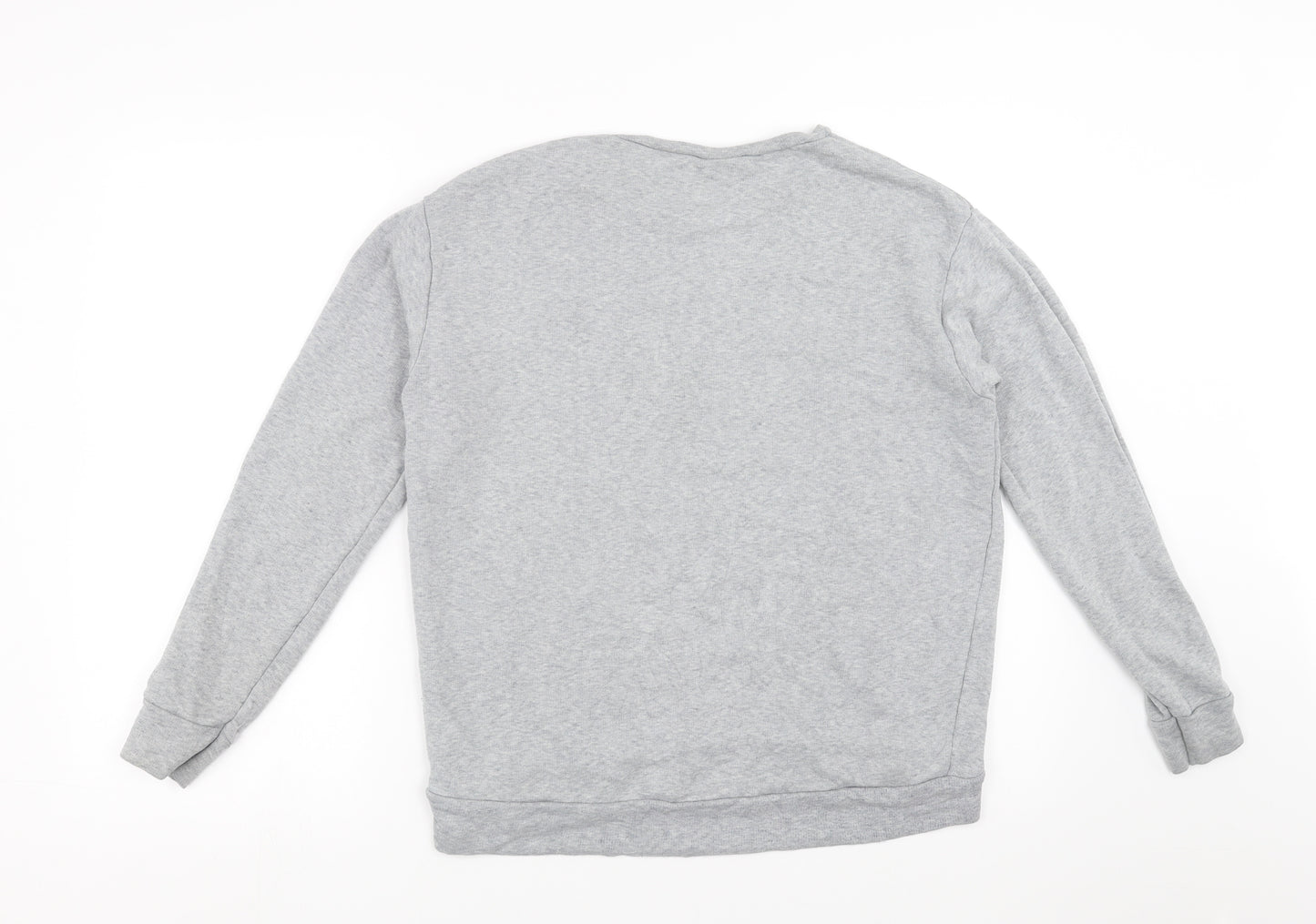 Topshop Womens Grey   Pullover Sweatshirt Size 8