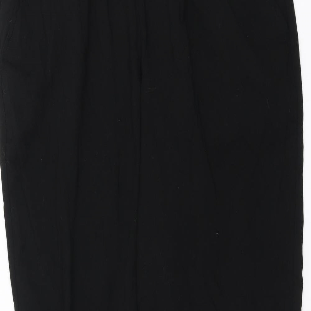 Primark Womens Black   Trousers  Size 10 L28 in