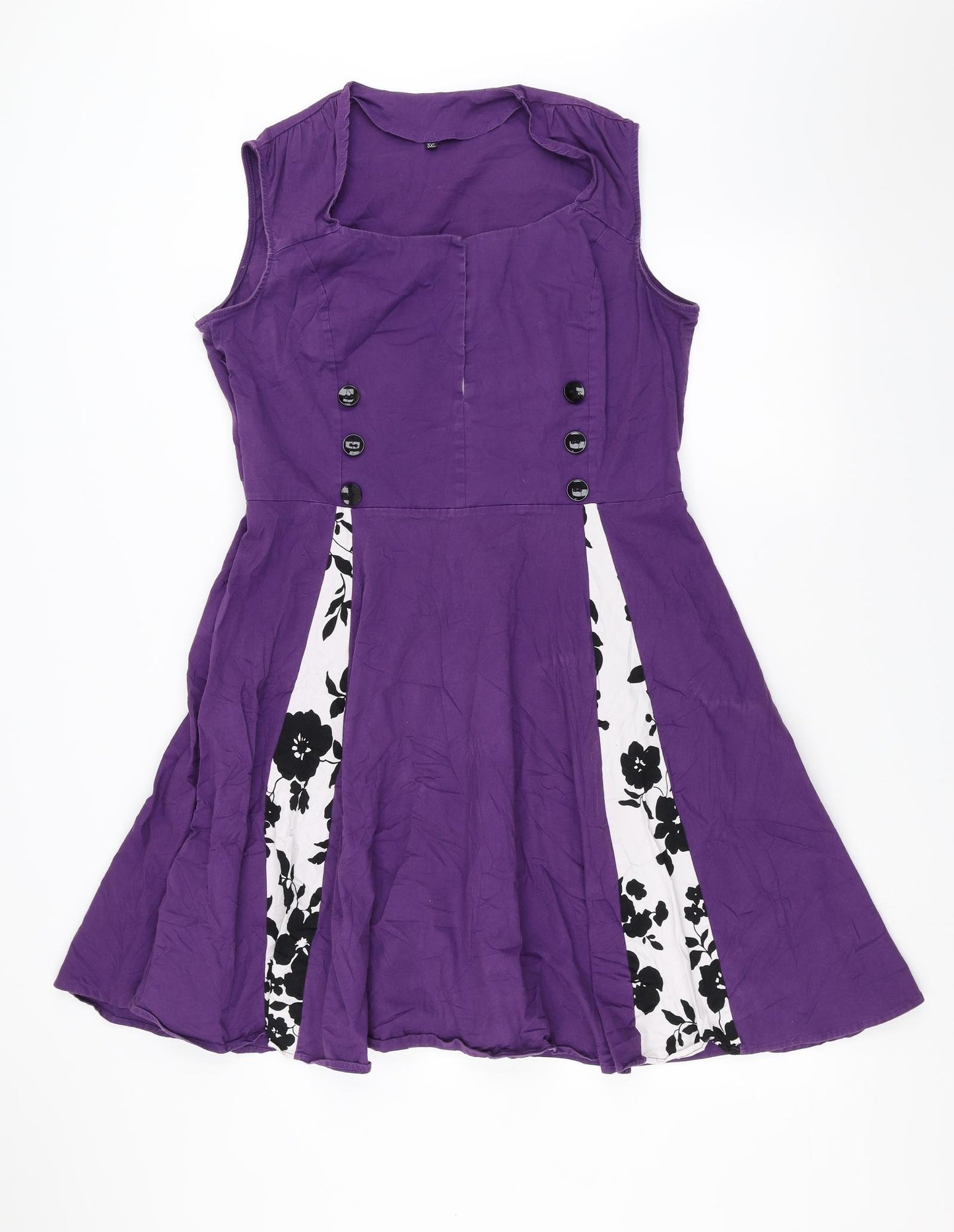 Preworn Womens Purple   Fit & Flare  Size 50